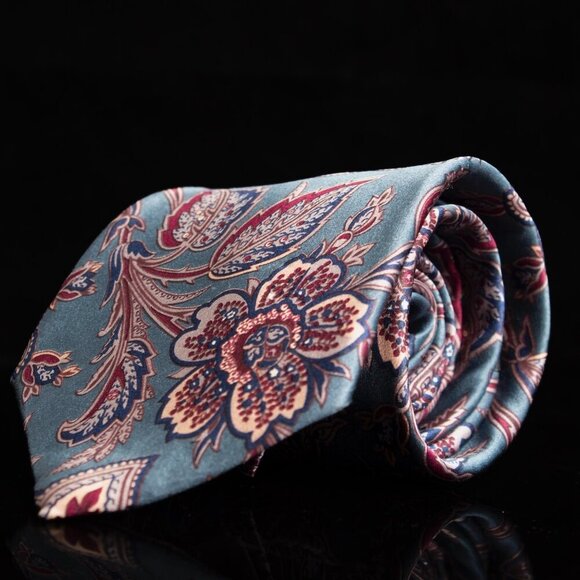 Christian Dior Monsieur Paisley Silk Tie - Picture 1 of 9